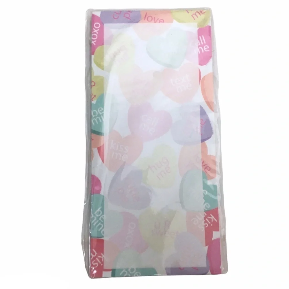 Valentine’s Planner Kit Stationery Set List Pad Sticky Notes Page Flags Gel Pens